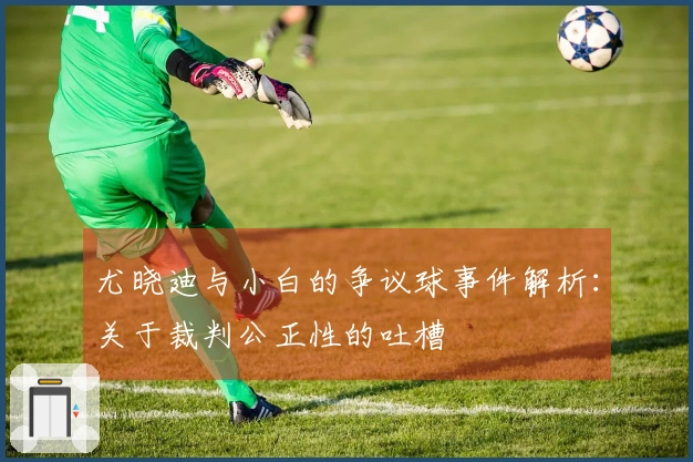 尤晓迪与小白的争议球事件解析：关于裁判公正性的吐槽